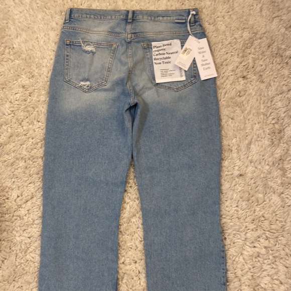 NWT Boyish by Her Tommy Stretch High Rise Straight Jeans Sliding Doors 31 - Picture 2 of 16